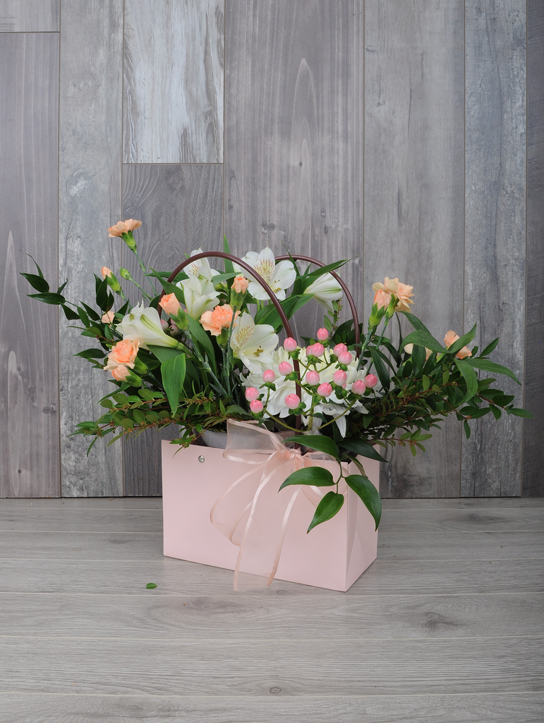 Sac floral à offrir