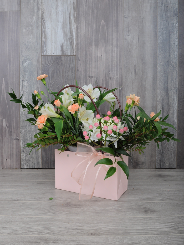 Sac floral à offrir