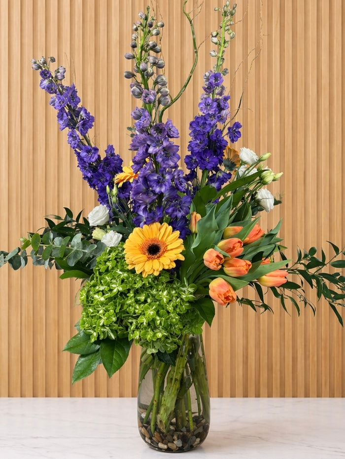 BQT245 Bouquet de fleurs félicitations