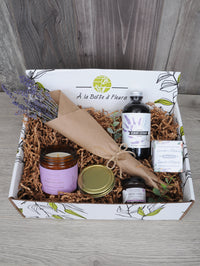 Coffret cadeau détente à la lavande