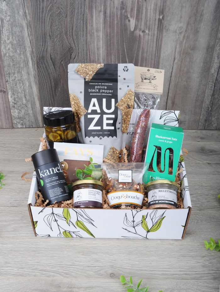 Panier cadeau de produits québécois