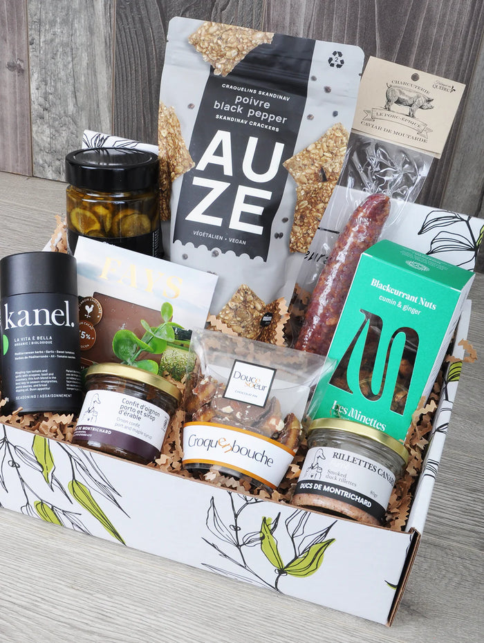 Panier cadeau de produits québécois