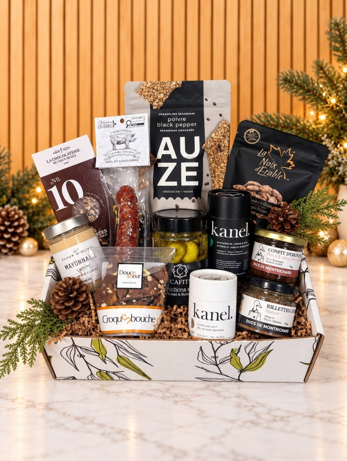 BTE020 Panier cadeau de produits québécois 