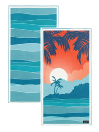 Serviette Solem coucher de soleil