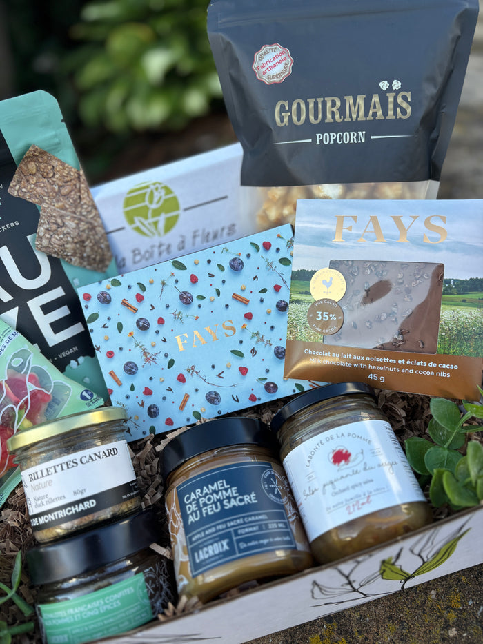 BTE137 Panier cadeau du terroir québécois