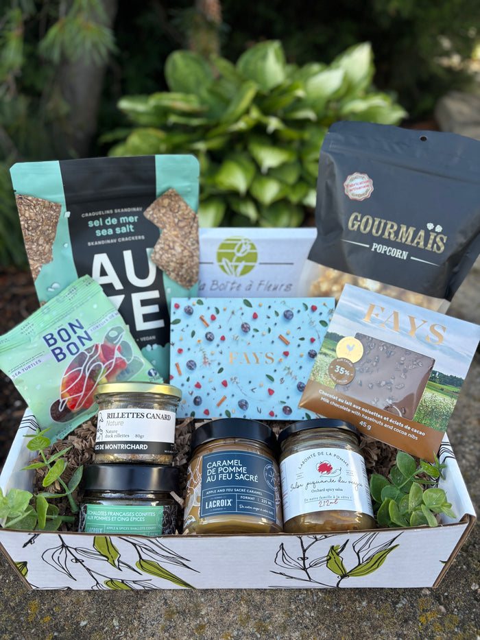 BTE137 Panier cadeau du terroir québécois