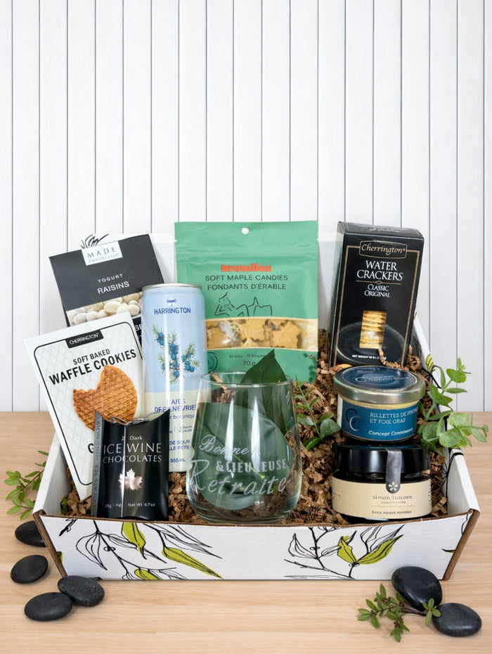 BTE249 Boîte cadeau pour une retraite bien méritée 