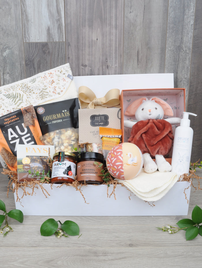 Panier cadeau douceurs de la maternité