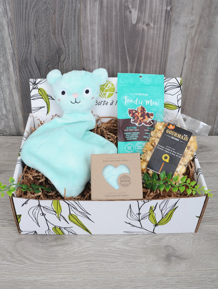 Boite cadeau pour l'arrivée de bébé