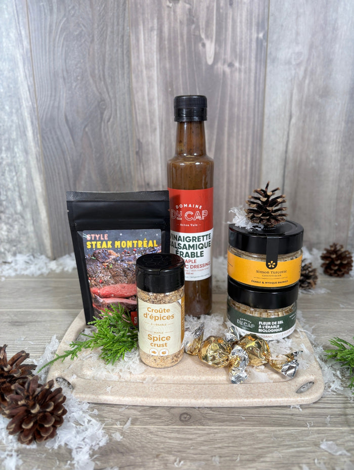NOE173 panier cadeau plateau saveurs du moment pour noel