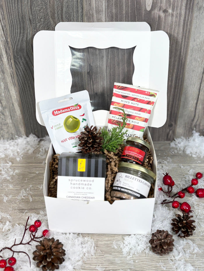 NOE203 panier cadeau gourmet découvertes salées 