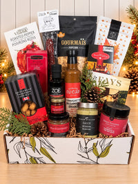 NOE204 Panier cadeau réconfort gourmand