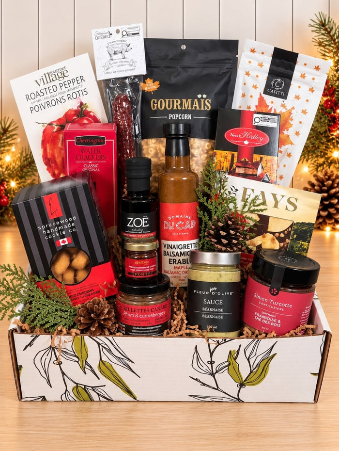 NOE204 Panier cadeau réconfort gourmand
