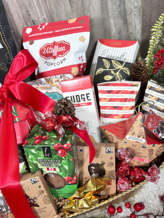 NOE218 Panier cadeau le gourmet Deluxe