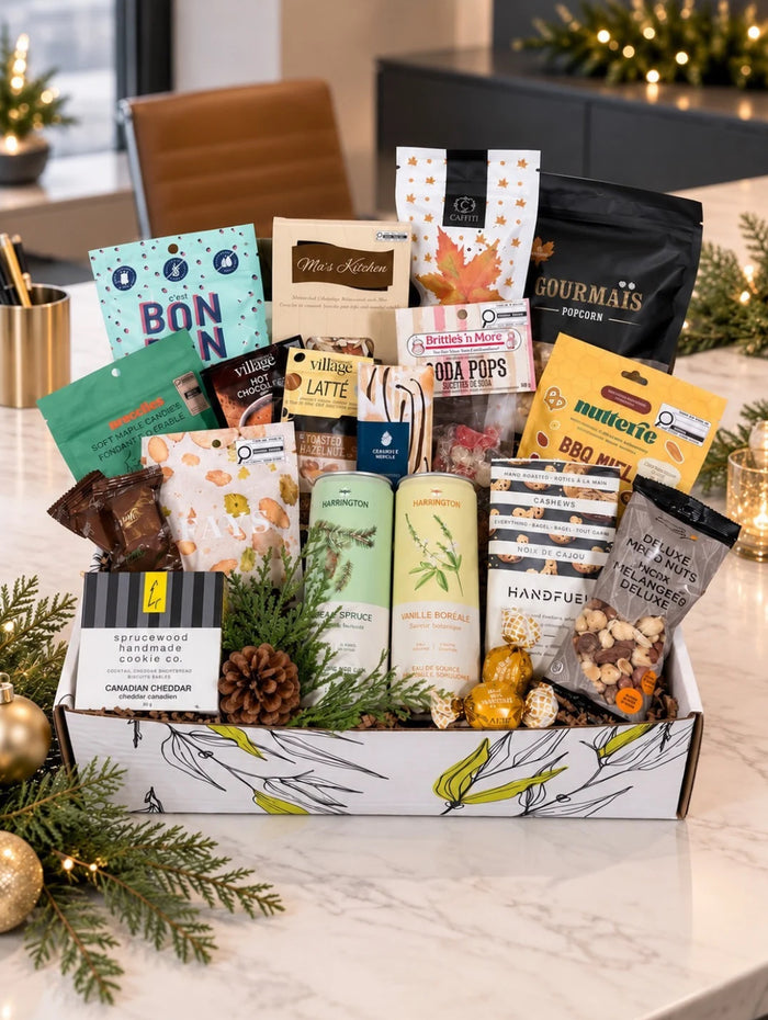 NOE334 Boîte cadeau sucrée et salée à partager