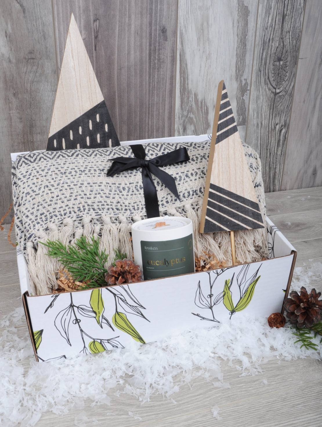 Boite cadeau confort et ambiance hivernales