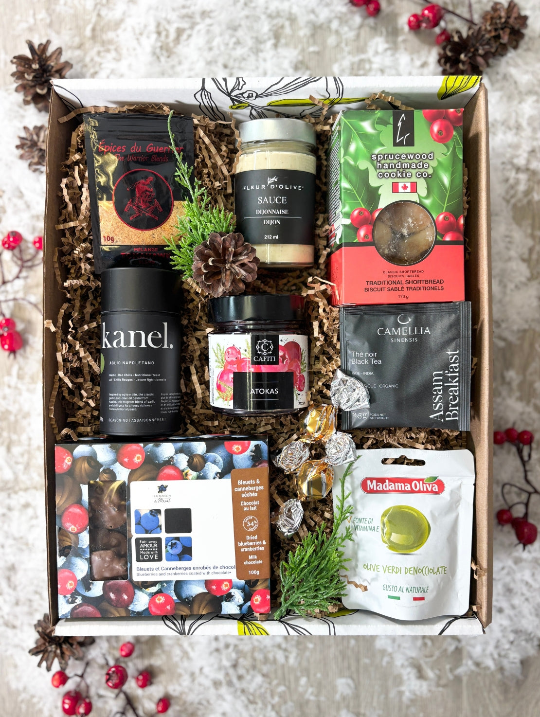 NOE395 Cadeau corporatif gourmet pour Noël