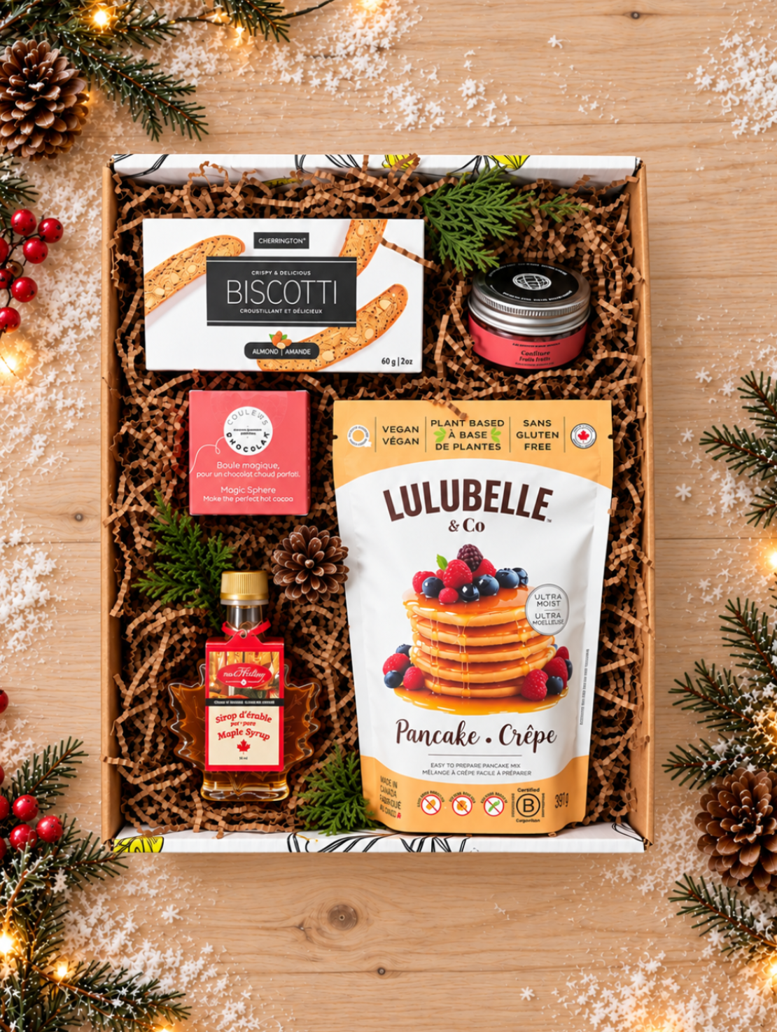Gourmet breakfast gift box