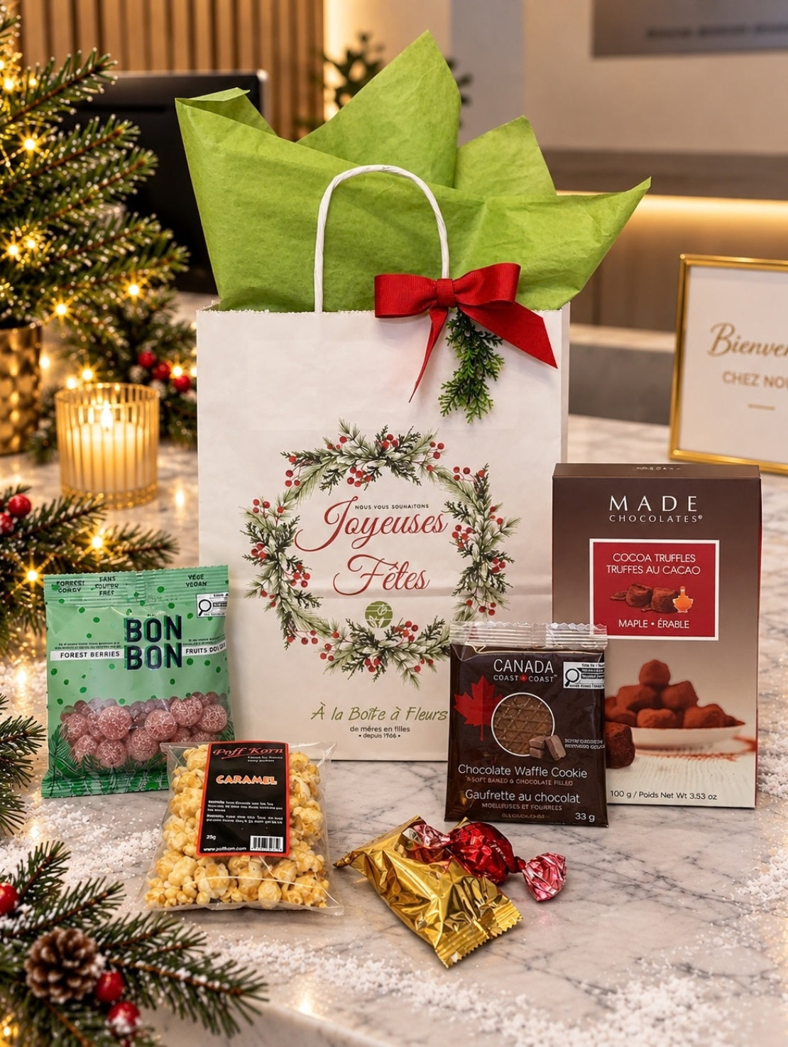 Sweet coffee break at the office gift set
