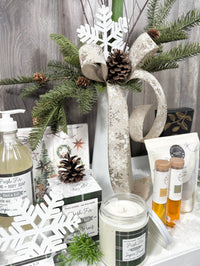 NOE407 Ensemble deluxe fleurs et cadeaux pour les fêtes