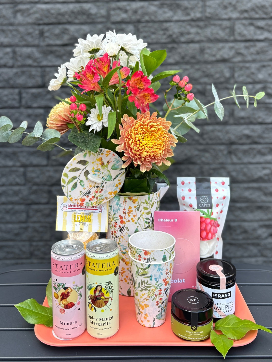 PAN105 Panier cadeau fraicheur et saveur