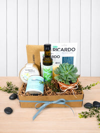 PAN125 Panier cadeau éco-responsable et plante