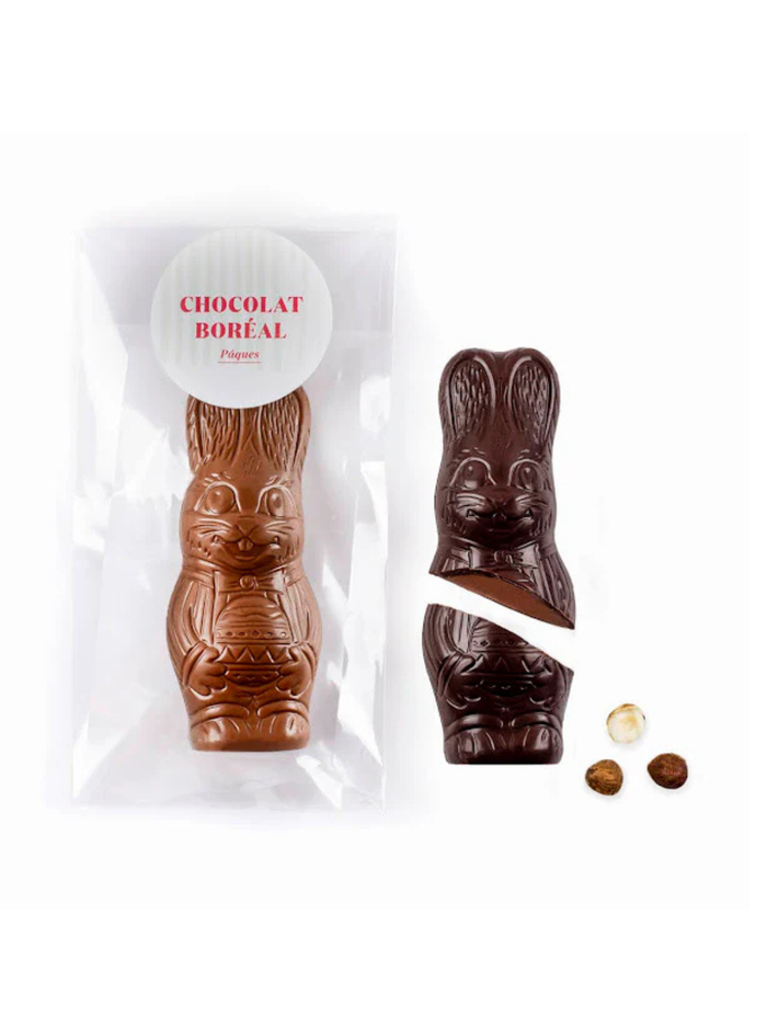 PAQ046 Chocolat de Pâques lapin praliné 