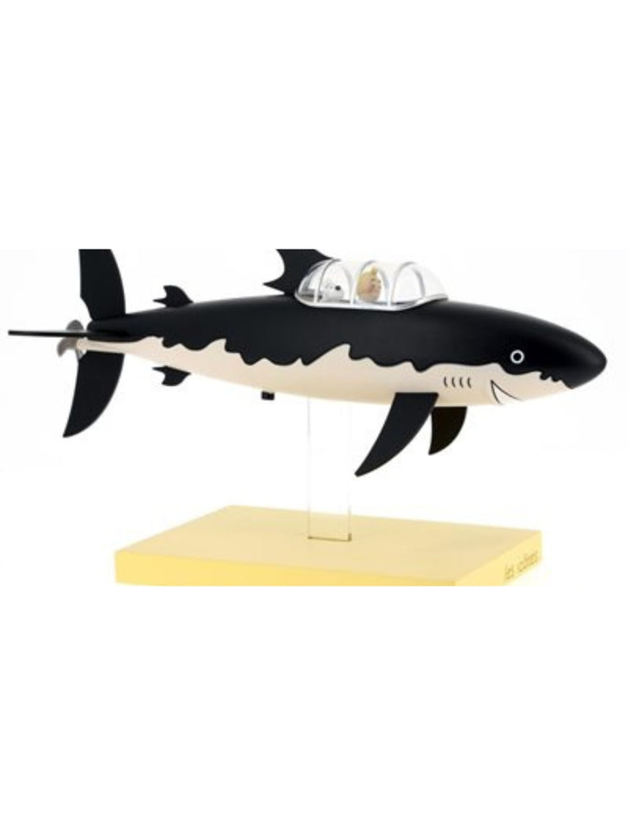 Statuette sous-marin requin tintin