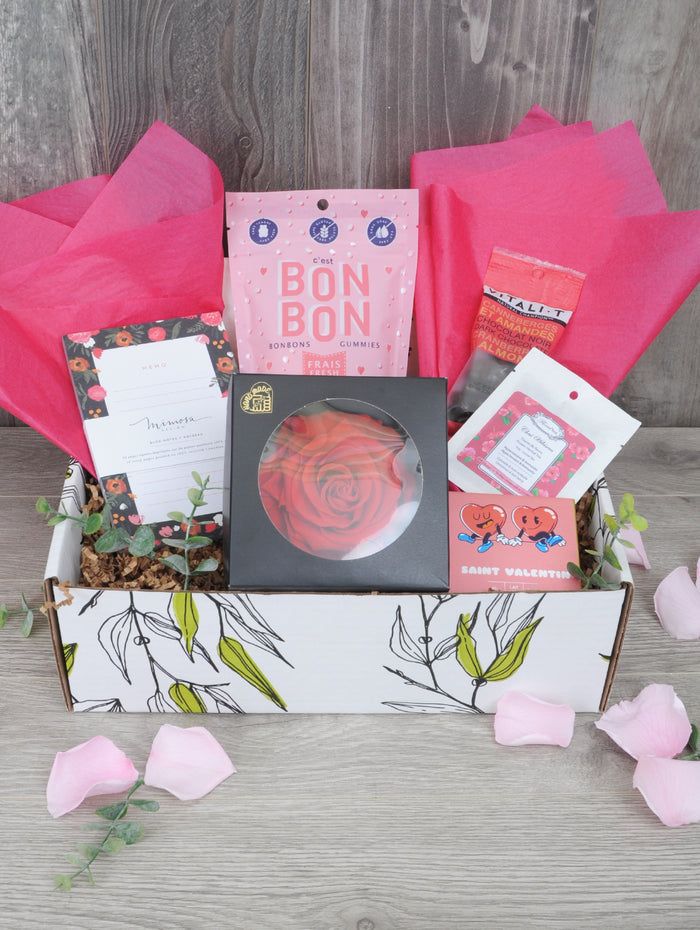 Boîte cadeau surprises pour la Saint-Valentin