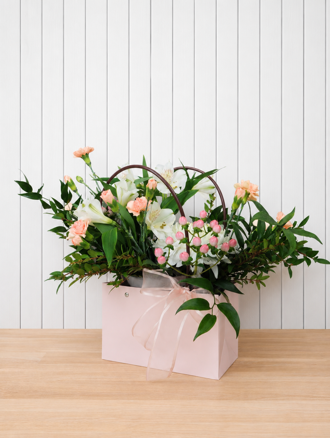 Sac floral à offrir