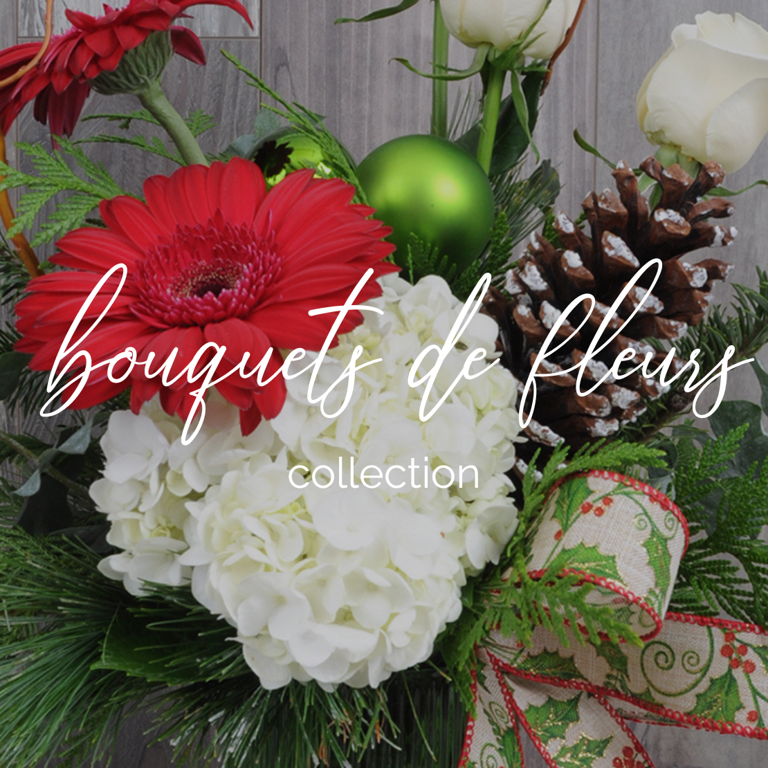Collection bouquets de fleurs