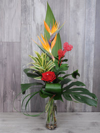 Bouquet de fleurs exotiques pour la St-Valentin